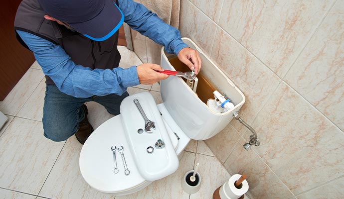 Toilet repair service