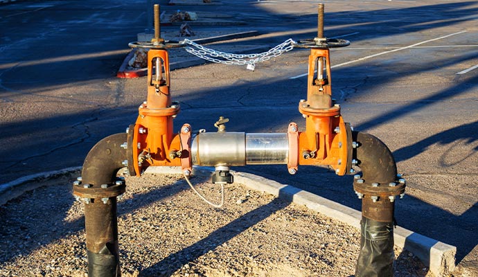 Commercial backflow preventer