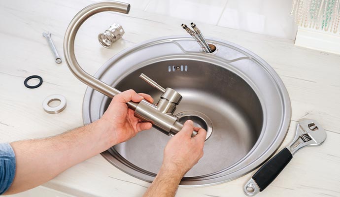 Faucet installation service