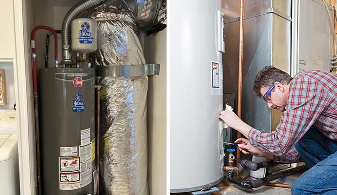 Professional water heater service