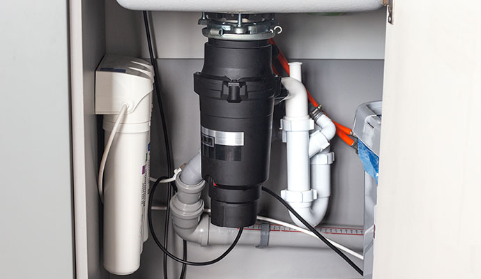 Repaired garbage disposal